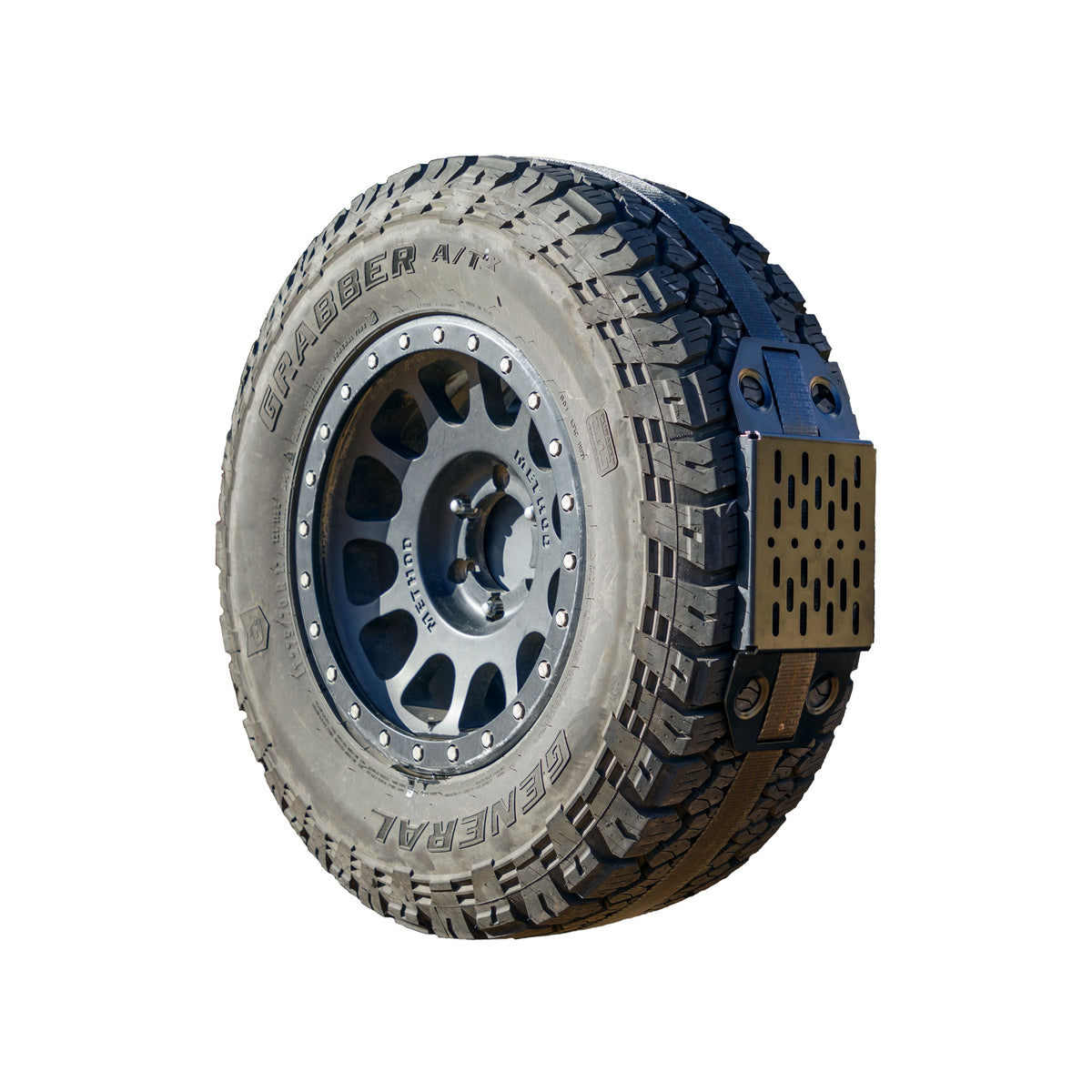 Overland Kitted Spare Tire Accessory Bracket Mounting Gear Overland Kitted- Overland Kitted