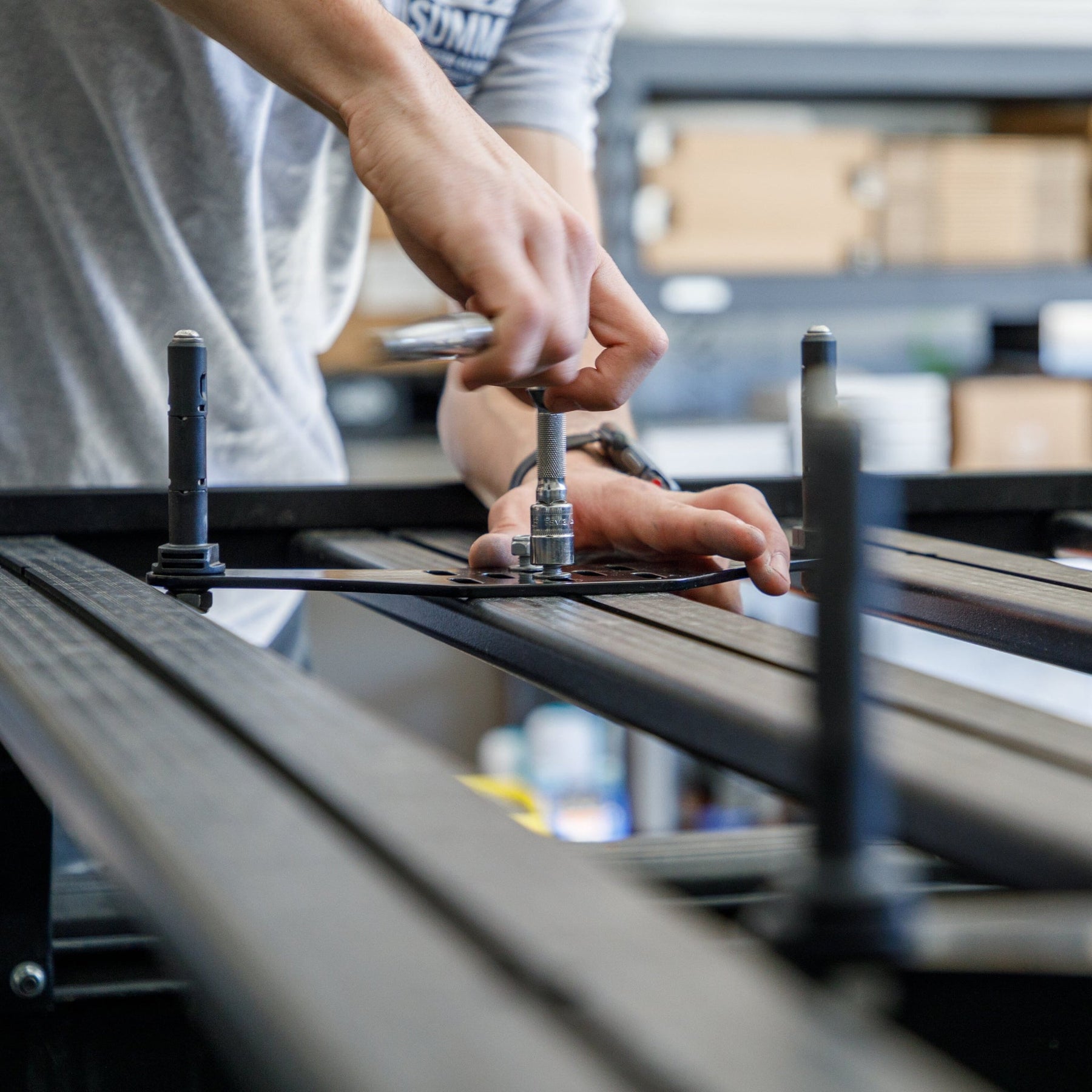 Overland Kitted Flat Roof Rack Mount For MAXTRAX - Universal fitment with hardware for Rhino Rack Prinsu and Front Runner