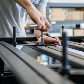 Overland Kitted Flat Roof Rack Mount For MAXTRAX - Universal fitment with hardware for Rhino Rack Prinsu and Front Runner