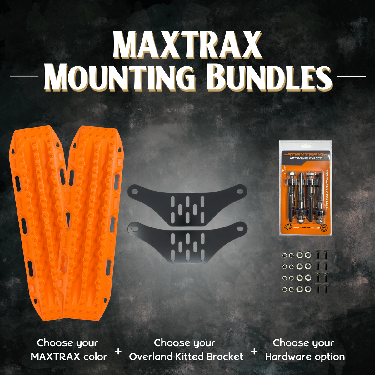 MAXTRAX MKII x Overland Kitted Roof Rack Bracket Bundle   Overland Kitted- Overland Kitted