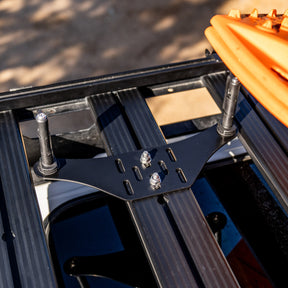 Overland Kitted Flat Roof Rack Mount For MAXTRAX - Universal fitment with hardware for Rhino Rack Prinsu and Front Runner