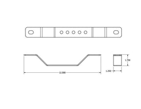 Overland Kitted Universal Raised MAXTRAX Mounting Bars  Mounting Gear Overland Kitted- Overland Kitted